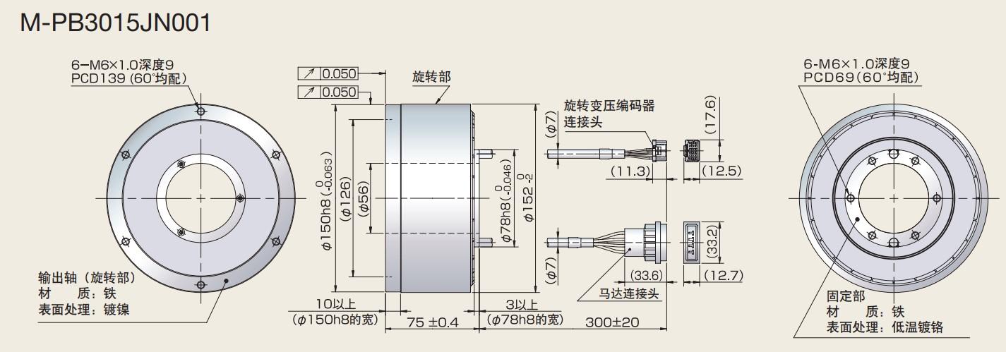 M-PB3015JN001-NSK PB系列DD马达