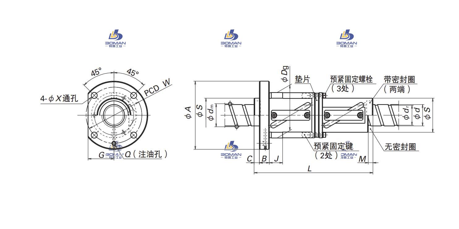 LDFT4025-2.5-LPFT滚珠丝杠